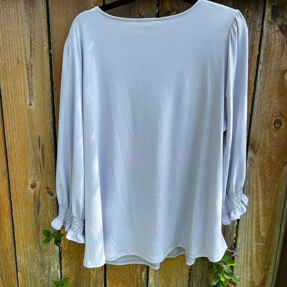 1X lilac gray Adrianna papell - Picture 5 of 5